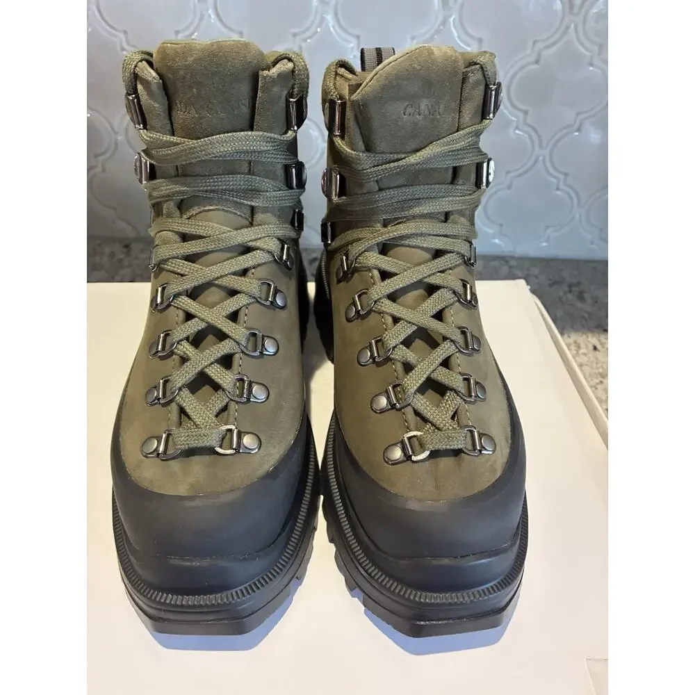 Canada Goose Journey Hiking Snow Boots Olive Men’s Size 7 EU 39 Brand New